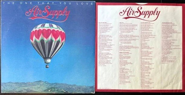 Air Supply – The One That You Love (Used) - Maple City Music