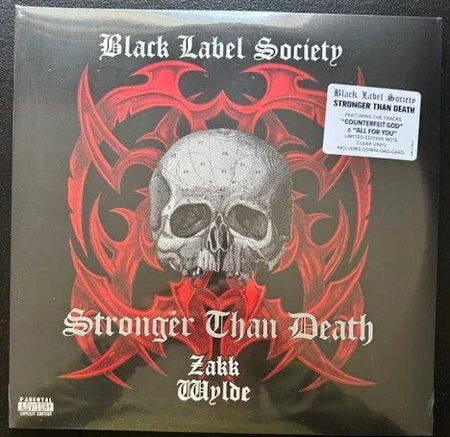 Black Label Society – Stronger Than Death (2xLP, 180g, 2021, eOne EOM-LP-46279 / 46557, Clear Vinyl, Sealed) - Maple City Music