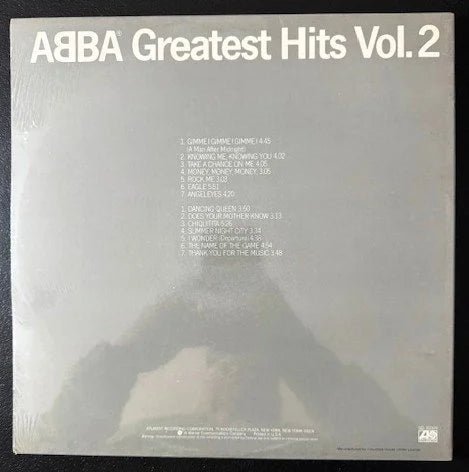 ABBA – Greatest Hits Vol. 2 (LP, 1979, Atlantic SD 16009, Gatefold, SP Pressing, Sealed) - Maple City Music