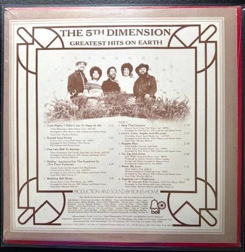 The 5th Dimension ‎– The Greatest Hits On Earth (New) - Maple City Music
