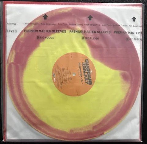 Various – Guardians Of The Galaxy (2xLP, 2018, Hollywood Records D002959801, Red & Yellow Swirl, Deluxe Edition) - Maple City Music
