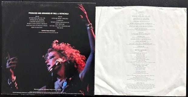 Bette Midler – The Rose - The Original Soundtrack Recording (Used) - Maple City Music