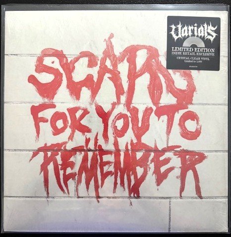 Varials – Scars For You To Remember (Clear Vinyl LP, 2022, Fearless Records FEAR02603) - Maple City Music