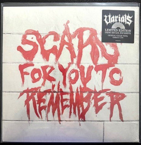 Varials – Scars For You To Remember (Clear Vinyl LP, 2022, Fearless Records FEAR02603) - Maple City Music