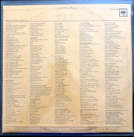 Simon & Garfunkel – Bookends (LP, 1968, Columbia KCS 9529, Pitman Pressing) - Maple City Music