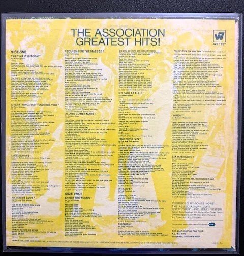 The Association ‎– Greatest Hits! (Used) - Maple City Music