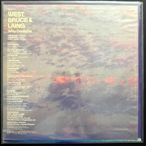 West, Bruce & Laing – Why Dontcha (Used) - Maple City Music