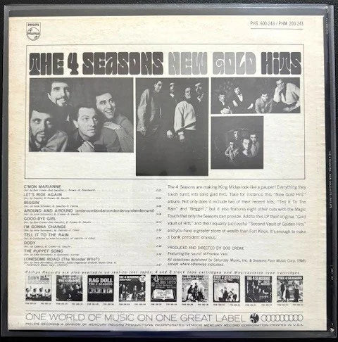 The 4 Seasons – New Gold Hits (Used) - Maple City Music