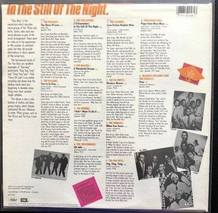 Various – In The Still Of The Night - The Doo-Wop Groups 1951-1962 (Used) - Maple City Music