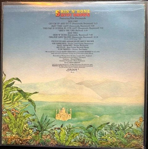Savoy Brown – Skin 'N' Bone (Vinyl LP, 1976, London PS 670) - Maple City Music
