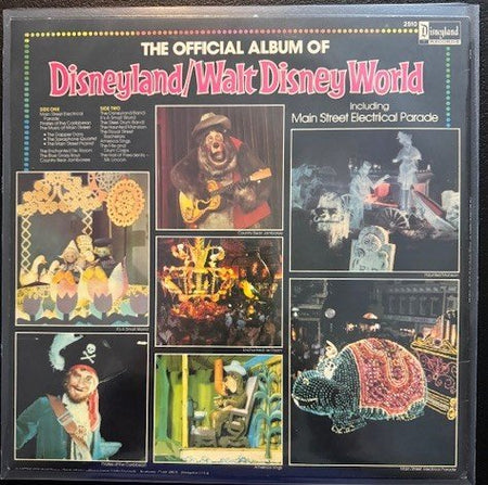 Various – The Official Album Of Disneyland/Walt Disney World (Used) - Maple City Music