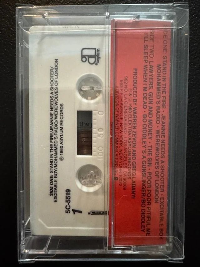 Warren Zevon – Stand In The Fire (Recorded Live At The Roxy) (Cassette, 1980, Asylum Records 5C-5519) - Maple City Music