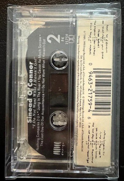 Sinéad O'Connor – I Do Not Want What I Haven't Got (Cassette, 1990, Chrysalis / Ensign F4 21759) - Maple City Music