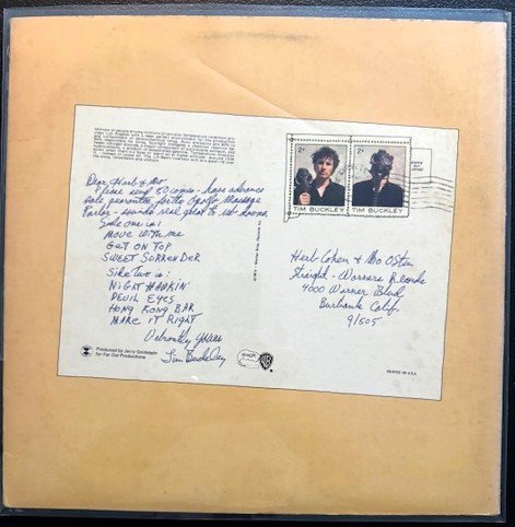 Tim Buckley – Greetings From L.A. (Used) - Maple City Music