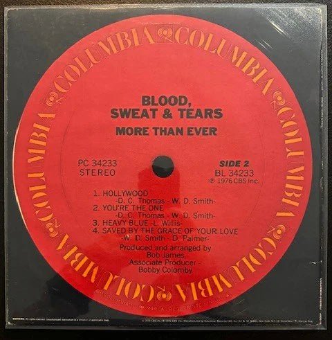 Blood, Sweat & Tears – More Than Ever (Used) - Maple City Music