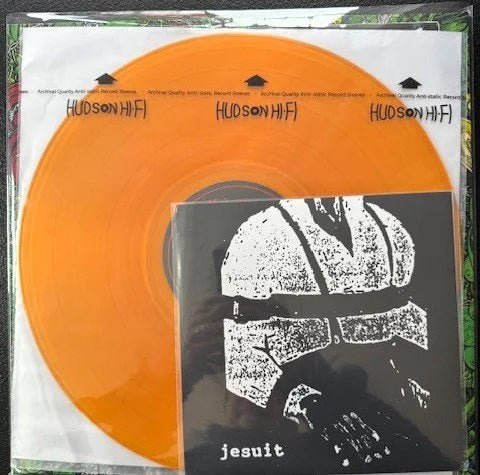Jesuit – Discography (LP Compilation + 7" EP Limited Edition Orange w/ Black Smoke, 2011, Magic Bullet Records MBL127-1) - Maple City Music