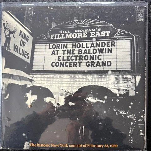 Lorin Hollander – Lorin Hollander At The Fillmore East (Used) - Maple City Music