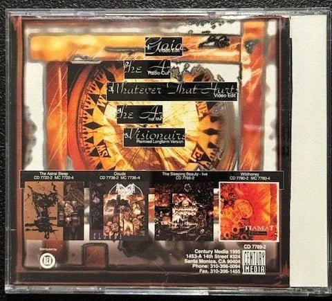 Tiamat – Tour Sampler (CD, 1995, Century Media 7789-2) - Maple City Music