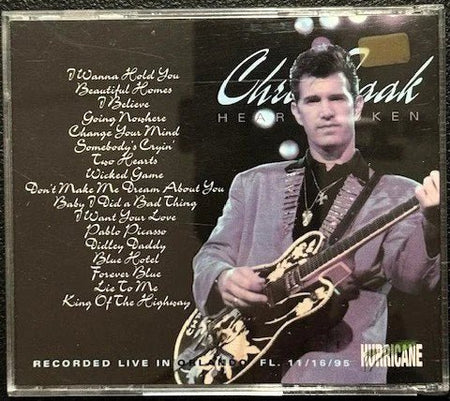 Chris Isaak – Heartbroken (CD, 1996, Hurricane HURR028) - Maple City Music