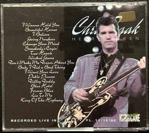 Chris Isaak – Heartbroken (CD, 1996, Hurricane HURR028) - Maple City Music