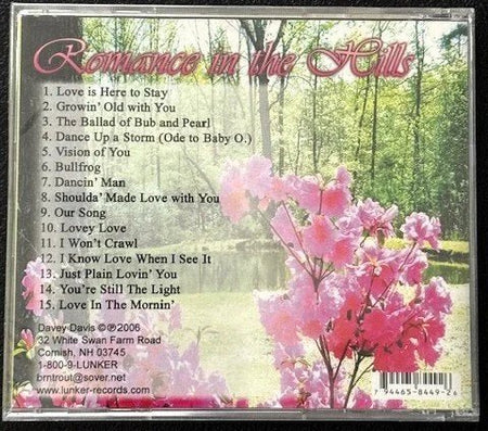 Davey Davis – Romance In The Hills (CD, 2006, Lunker Records) - Maple City Music
