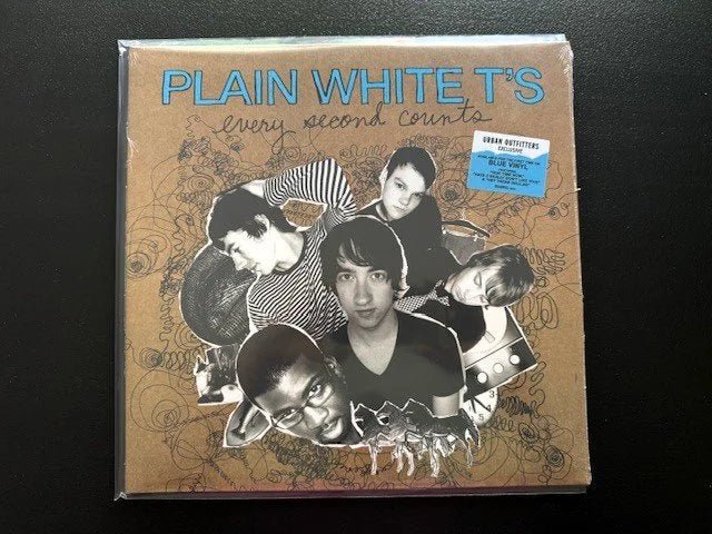 Plain White T's – Every Second Counts (Blue Vinyl LP, 2023, Fearless / Hollywood Records D004097601) - Maple City Music