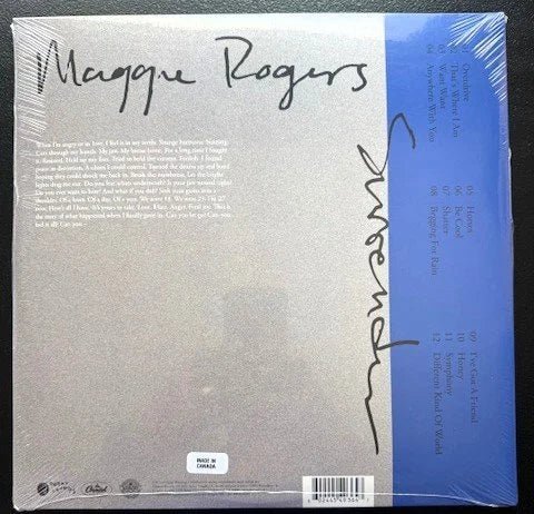 Maggie Rogers – Surrender (New) - Maple City Music
