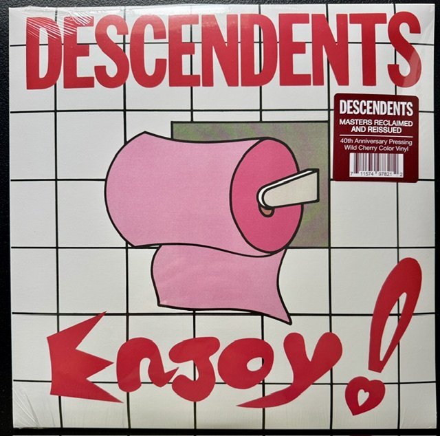 Descendents – Enjoy! (Wild Cherry Vinyl LP, 40th Anniversary, 2023, SST Records 711574978212) - Maple City Music