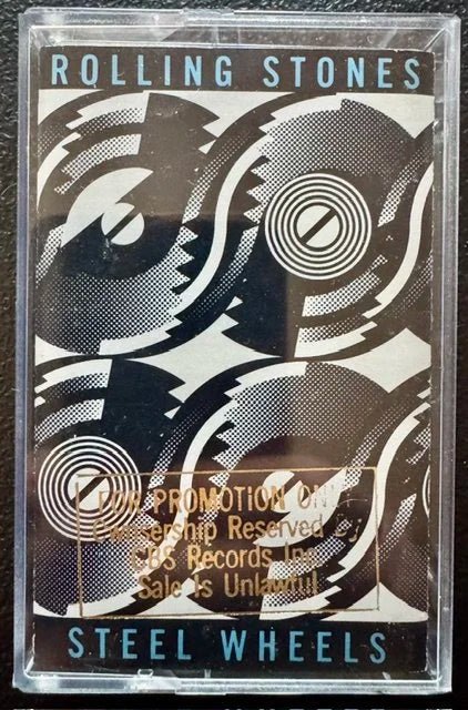 The Rolling Stones – Steel Wheels (Cassette, 1989, Rolling Stones Records 7464-45333-4) - Maple City Music