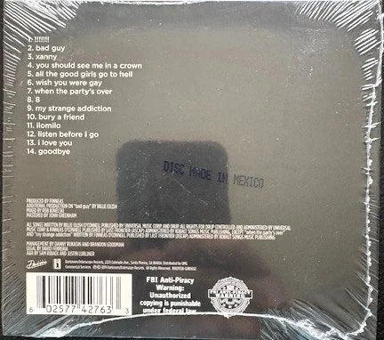 Billie Eilish – When We All Fall Asleep, Where Do We Go? (CD, Limited Edition, 2019, Darkroom/Interscope B0029728-02) - Maple City Music