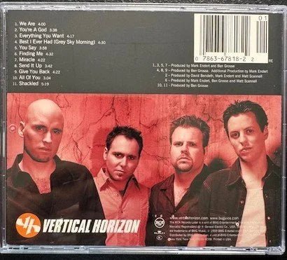 Vertical Horizon – Everything You Want (Used) - Maple City Music