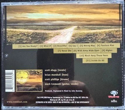 Creed – Human Clay (CD, Album, 1999, Wind-Up 60150-13053-2) - Maple City Music