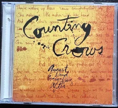 Counting Crows – August And Everything After (CD, Album, Stereo, JVC Pressing, 1993, DGC DGCD-24528) - Maple City Music