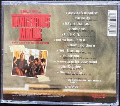 Various – Dangerous Minds (Music From The Motion Picture) (Used) - Maple City Music