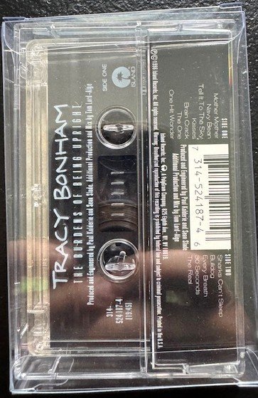 Tracy Bonham – The Burdens Of Being Upright (Cassette, 1996, Island Records 314-524 187-4 / 314 524187-4) - Maple City Music