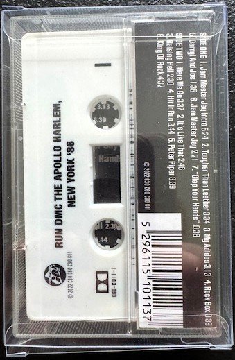 Run-DMC – The Apollo Harlem, New York '86 (Cassette, 2022, C30 C60 C90 GO! CGO-C011) - Maple City Music