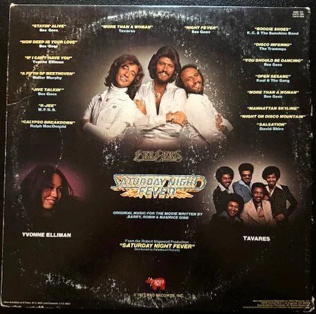 Various – Saturday Night Fever (The Original Movie Sound Track) (2xLP, Album, Compilation, Stereo, 1977, RSO RS-2-4001) - Maple City Music