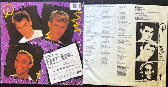 Culture Club – Kissing To Be Clever (LP, 1982, Epic FE 38398) - Maple City Music