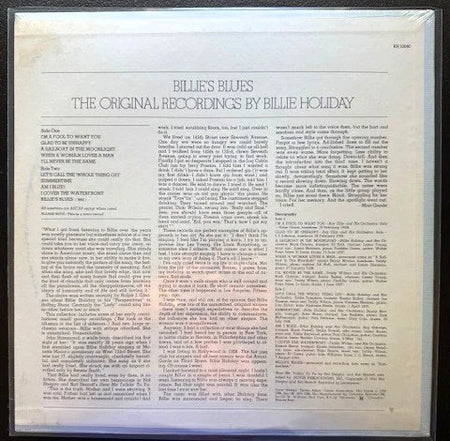 Billie Holiday – Billie's Blues - The Original Recordings By Billie Holiday (New) - Maple City Music