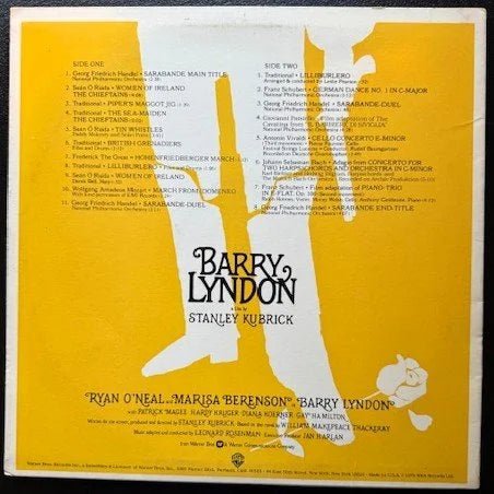 Various – Barry Lyndon (Used) - Maple City Music