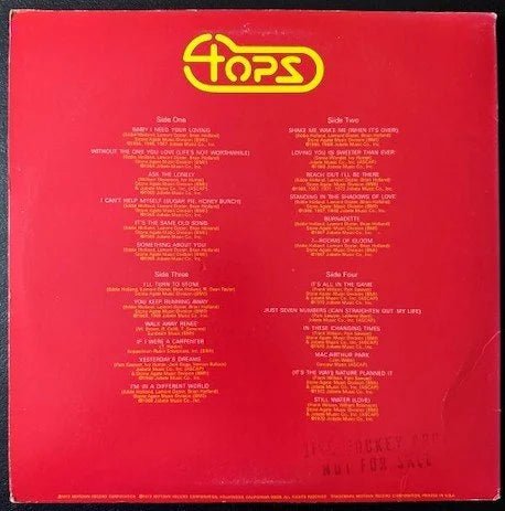 The Four Tops – The Best Of The Four Tops (Used) - Maple City Music