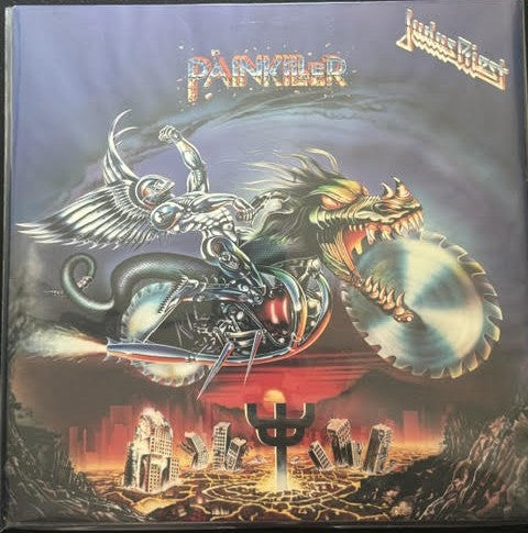 Judas Priest – Painkiller (LP, Album, Carrollton Pressing, 1990, Columbia C 46891)