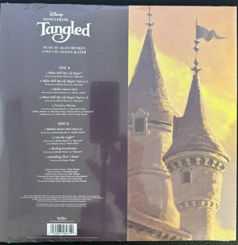 Various – Songs From Tangled (Vinyl, LP, Album, Reissue, Special Edition, Zoetrope, 2025, Walt Disney Records D004409901)