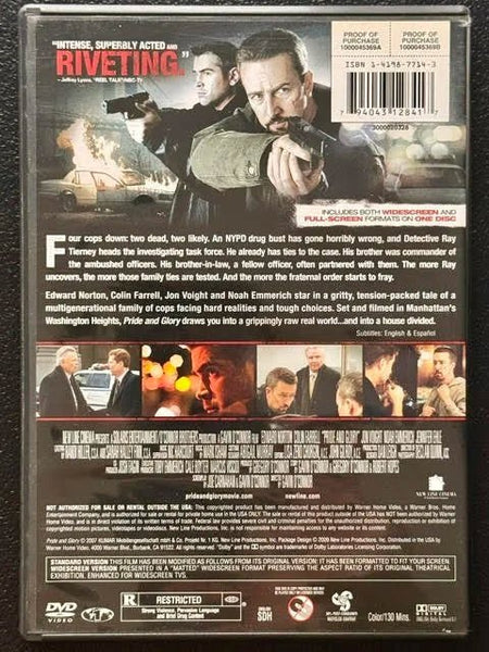Pride and Glory (DVD, 2008, Warner Bros. / New Line Cinema) - Maple City Music