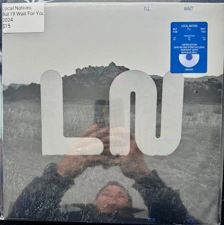 Local Natives – But I’ll Wait For You (LP, Limited Edition, Iridescent White w/ Blue Vinyl, 2024, Loma Vista LVR04101) - Maple City Music