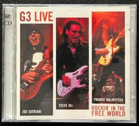 G3, Joe Satriani, Steve Vai, Yngwie Malmsteen – G3 Live: Rockin' In The Free World (2xCD, 2004, Epic E2K 90856) - Maple City Music