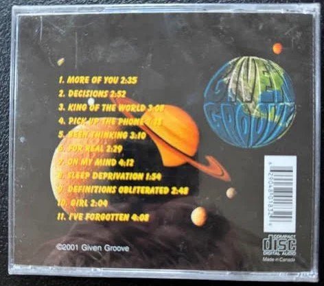 Given Groove – King of the World (CD, 2001, Given Groove) - Maple City Music