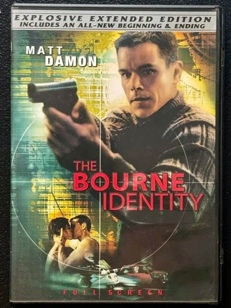 The Bourne Identity – Explosive Extended Edition (DVD, 2002, Universal) - Maple City Music