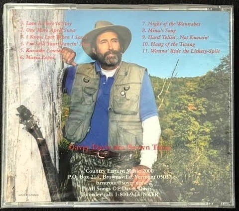 Davey Davis & The Brown Team – Hard Tellin’, Not Knowin’ (CD, 2000, Country Eastern Music) - Maple City Music