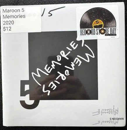 Maroon 5 – Memories (7", Record Store Day, Limited Edition Single, 2020, Interscope Records 602508744914) - Maple City Music